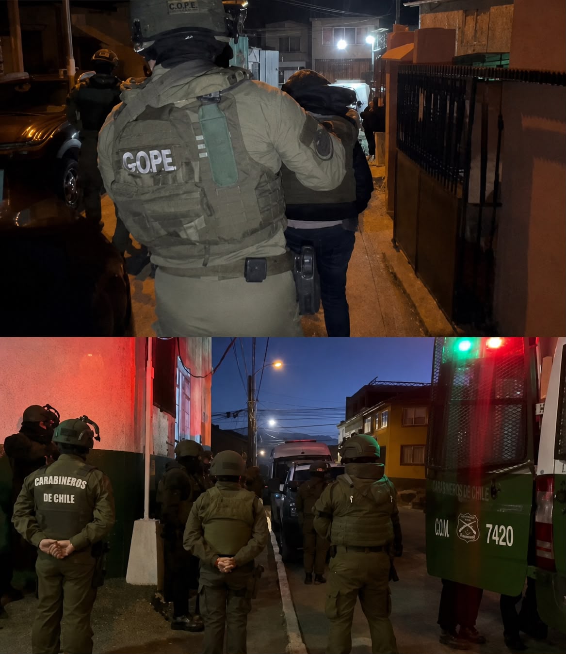 Cinco detenidos tras allanamientos simultáneos en cerros de Valparaíso: incautaron drogas, municiones y especies vinculadas a delitos